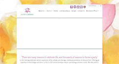 Desktop Screenshot of laviecatering.com